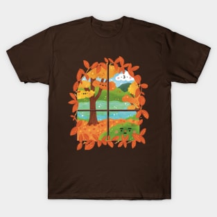 Fall Lake Window T-Shirt